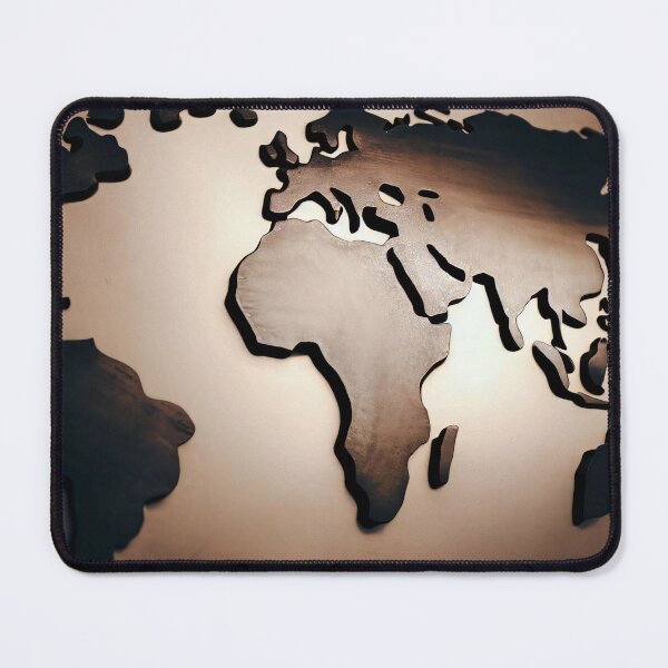 Item preview, Unique Metal World Map Wall Art for Modern Home Decor - SoberSips designed and sold by SoberSips.