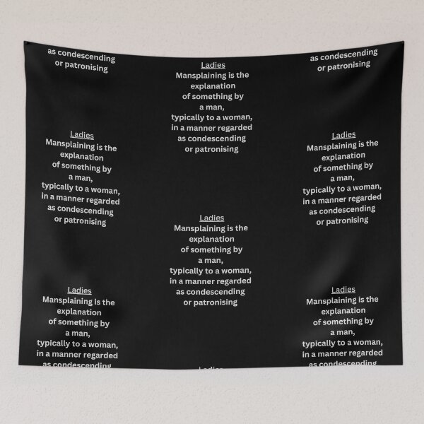 Item preview, Ladies, Mansplaining meaning for you. designed and sold by Yesmalady.