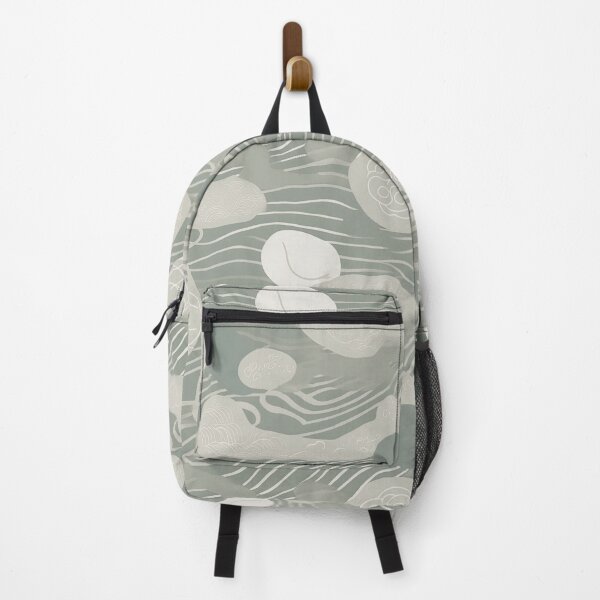 Item preview, Soothing Rocks And Ripples Minimalistic Japanese Pattern designed and sold by Wonder Of Light.