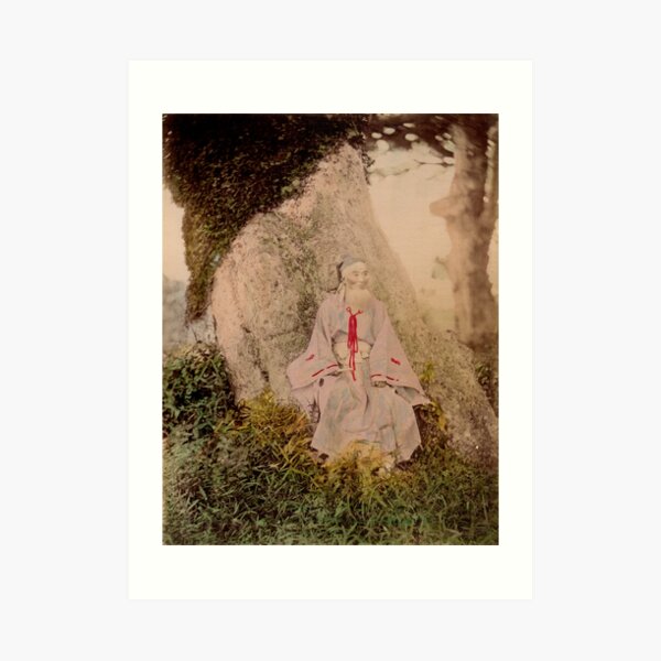 Shinto priest Art Print
