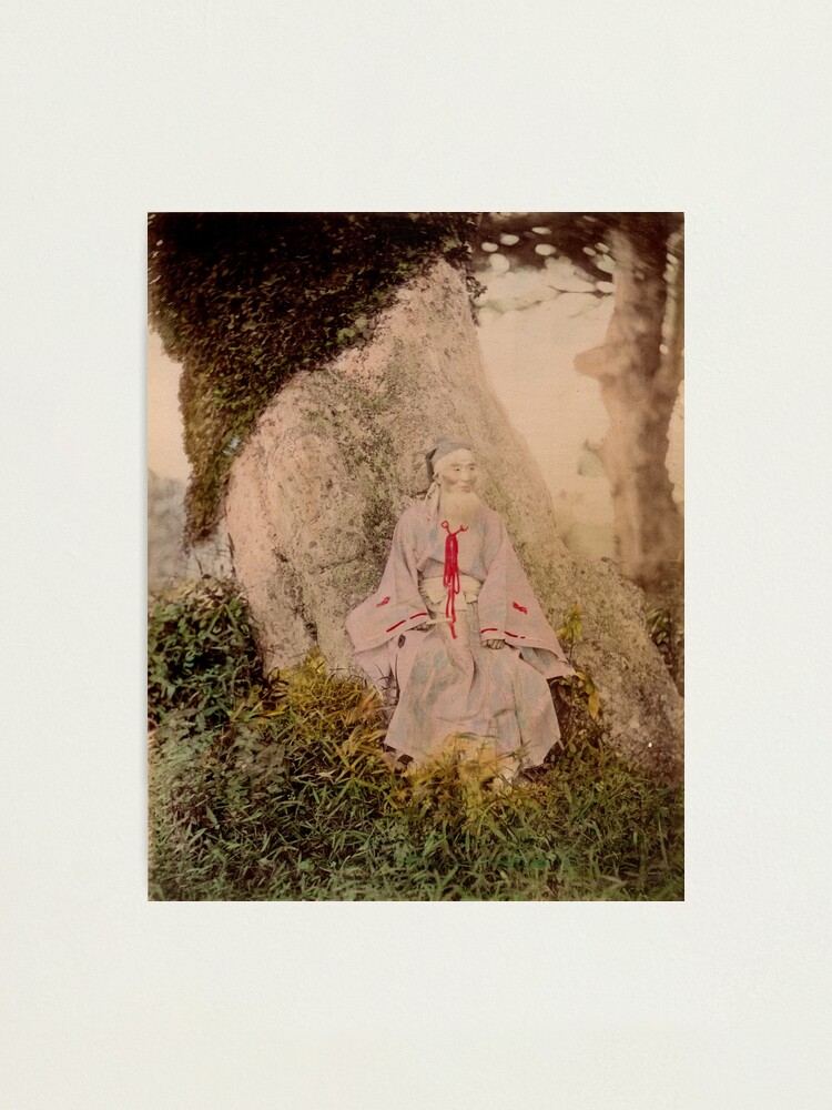 Alternate view of Shinto priest Photographic Print