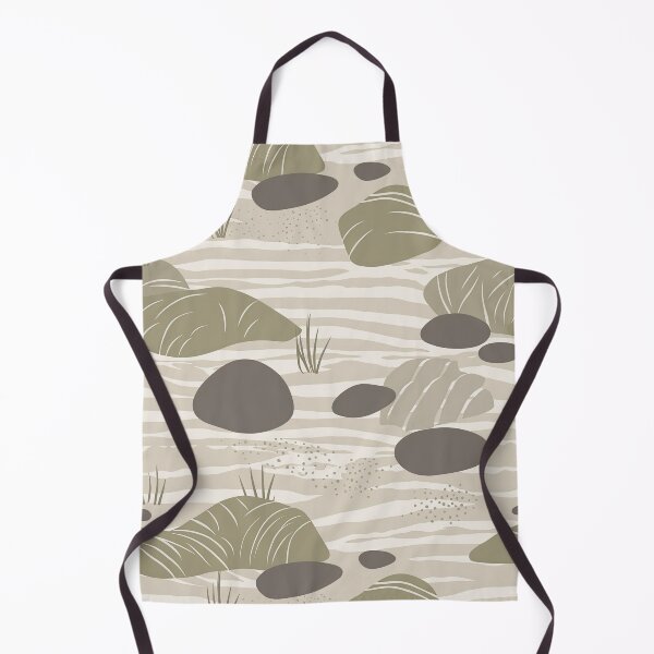Item preview, Soothing Rocks And Ripples Minimalistic Japanese Pattern designed and sold by Wonder Of Light.