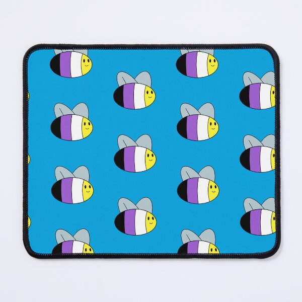 Item preview, Non-binary flag bee designed and sold by bookwoof.