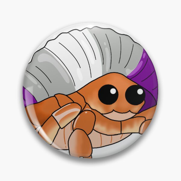 Item preview, Graysexual Hermit Crab designed and sold by bearzaa.