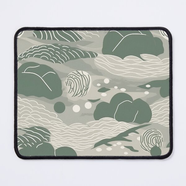 Item preview, Soothing Rocks And Ripples Minimalistic Japanese Pattern designed and sold by Wonder Of Light.