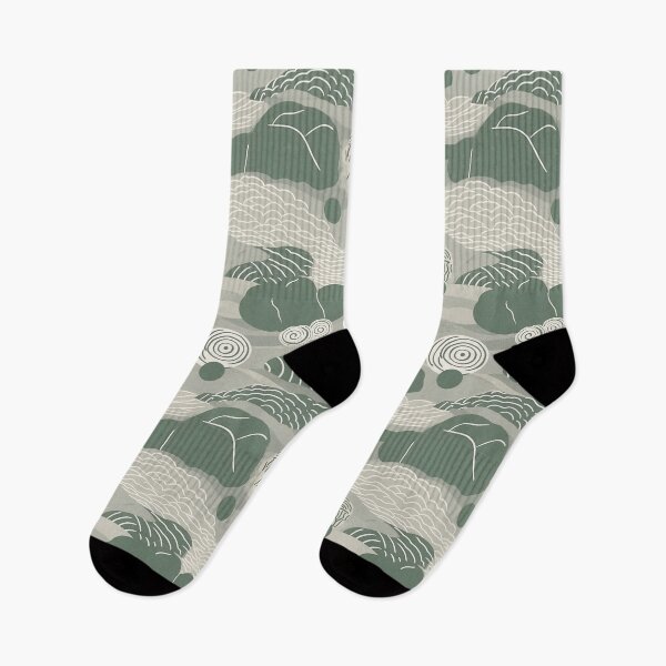 Item preview, Soothing Rocks And Ripples Minimalistic Japanese Pattern designed and sold by Wonder Of Light.
