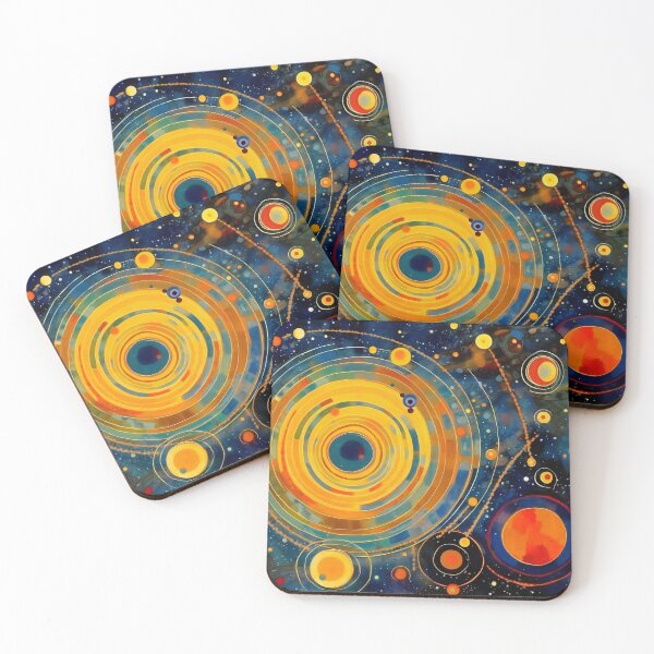 Item preview, Modern Art Solar System designed and sold by BopBopShop.