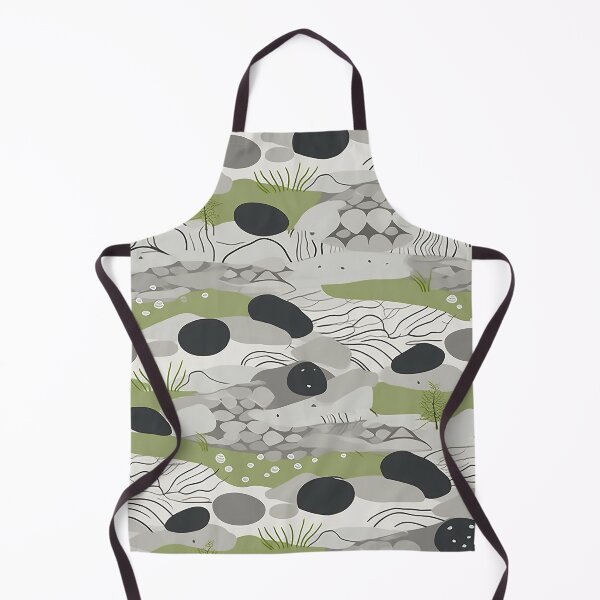 Item preview, Soothing Rocks And Ripples Minimalistic Japanese Pattern designed and sold by Wonder Of Light.