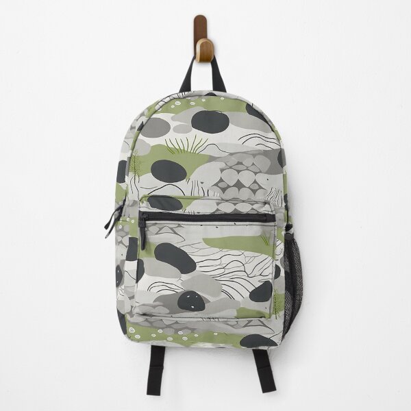Item preview, Soothing Rocks And Ripples Minimalistic Japanese Pattern designed and sold by Wonder Of Light.