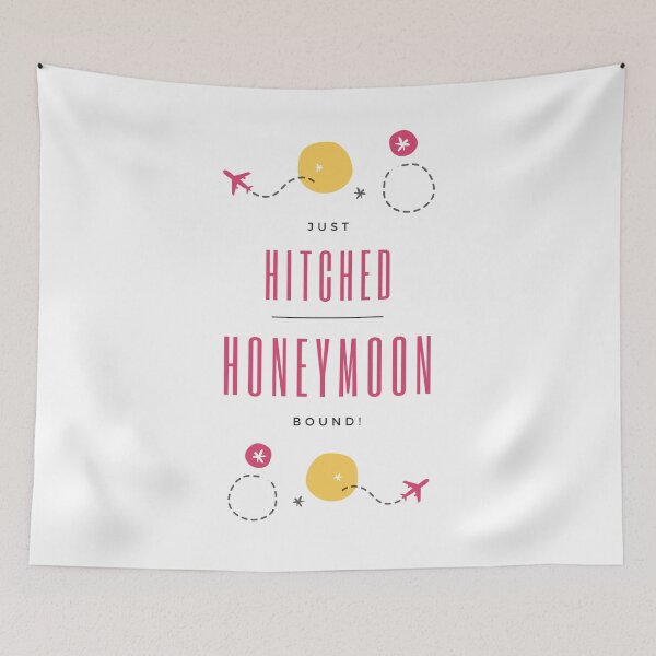 Item preview, Just Hitched Honeymoon Bound designed and sold by missdebi27.