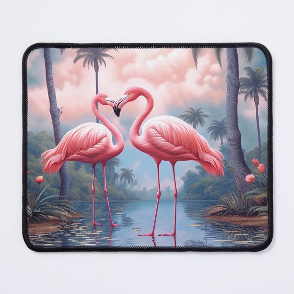 Item preview, Flamingos And Palm Trees designed and sold by InkspireWay.