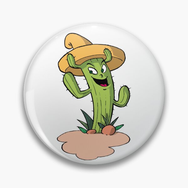 Item preview, Cactus with a pink sombrero designed and sold by Guillaume Desbiolles.