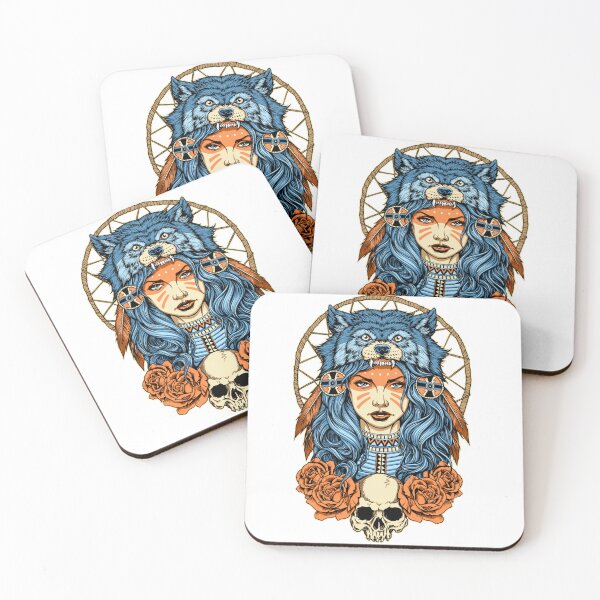 Artikelvorschau, Mädchen mit Wolfskopfschmuck-Design entworfen und verkauft von GogoBauschClo.