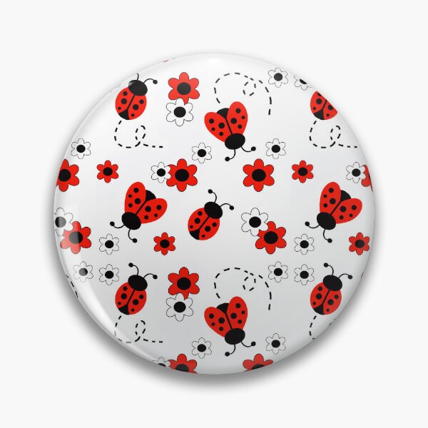 Item preview, Red Floral Ladybug designed and sold by Laura DeCamp.