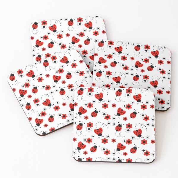 Item preview, Red Floral Ladybug designed and sold by Laura DeCamp.