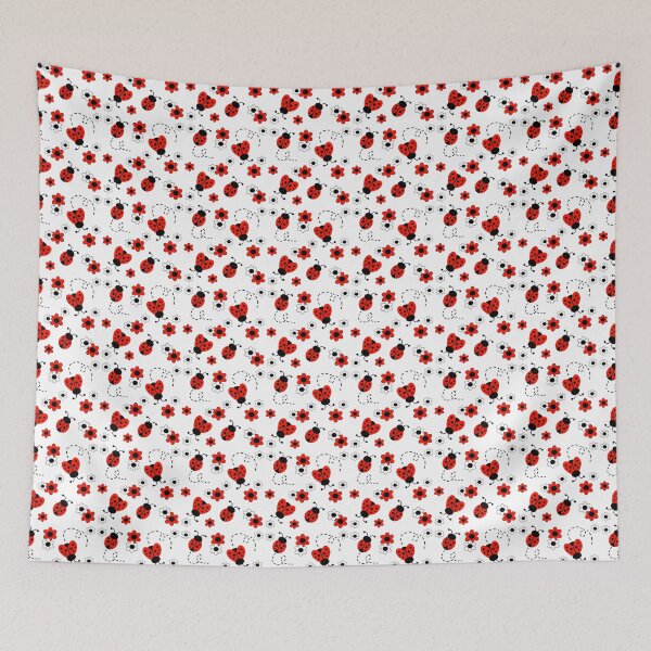 Item preview, Red Floral Ladybug designed and sold by Laura DeCamp.