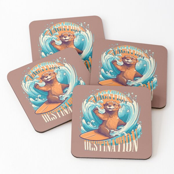 Item preview, Vacation Destination Otter designed and sold by Capybearable.