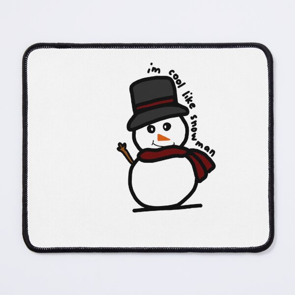 Item preview, Cute snowman with quotes designed and sold by workofartmy.