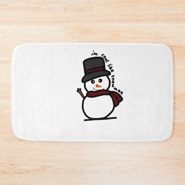 Item preview, Cute snowman with quotes designed and sold by workofartmy.