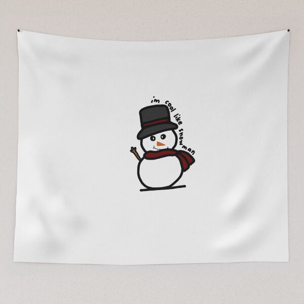 Item preview, Cute snowman with quotes designed and sold by workofartmy.
