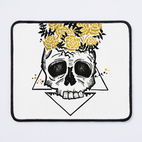 Item preview, Golden rose skull designed and sold by AleahEgyptian.