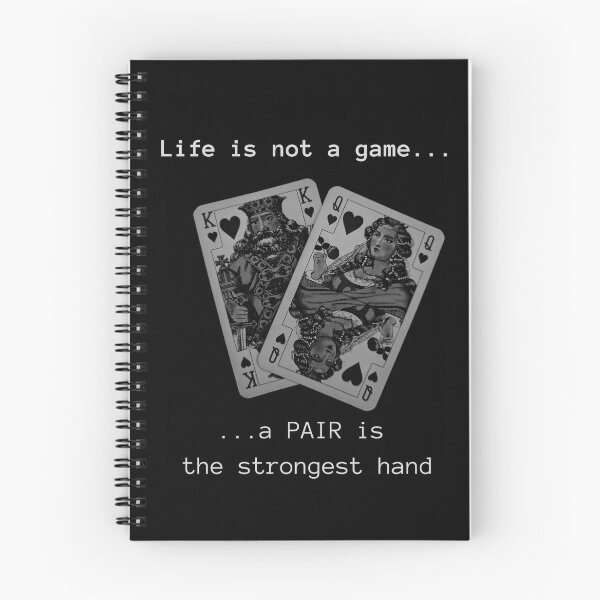Item preview, A pair is the strongest hand. designed and sold by SimpleThink-ing.