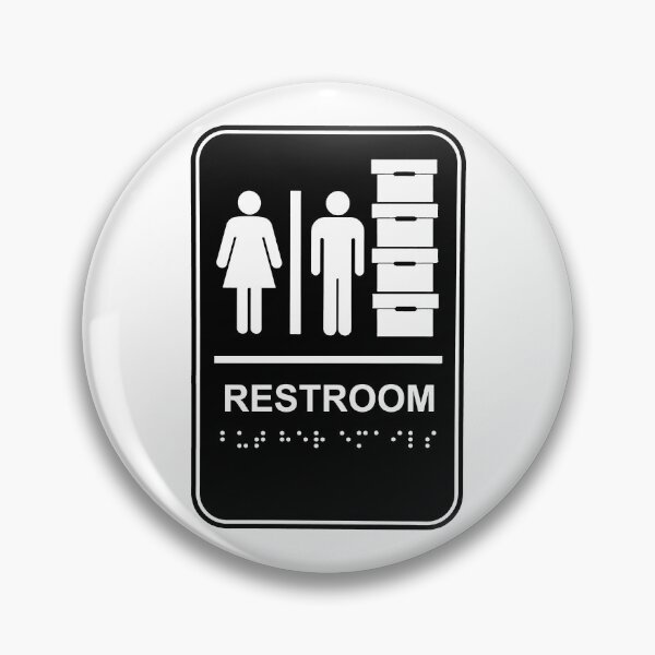 Item preview, Trump Restroom and Document Storage - BUT HER EMAILS in braille designed and sold by Thelittlelord.