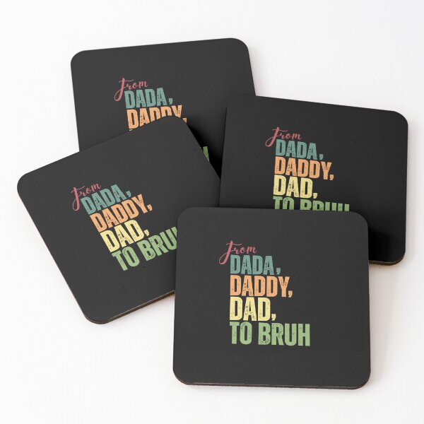 Item preview, I went from dada, daddy, dad to bruh, For Fathers Day designed and sold by Quicker-Shop.