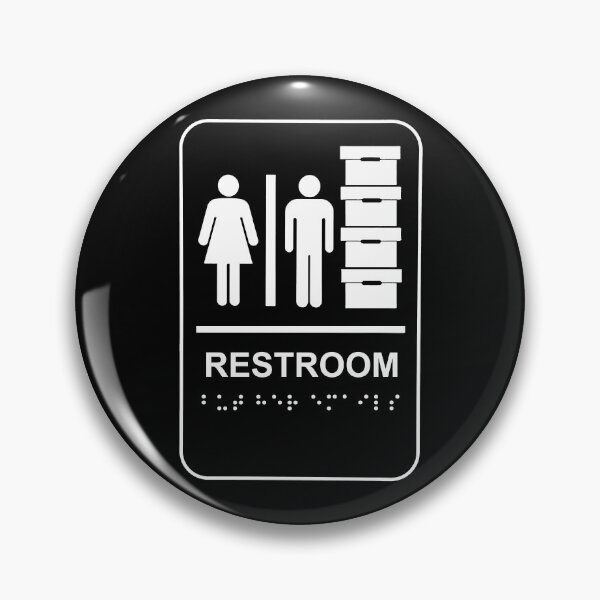 Item preview, Trump Restroom and Document Storage - BUT HER EMAILS in braille 2.0 designed and sold by Thelittlelord.