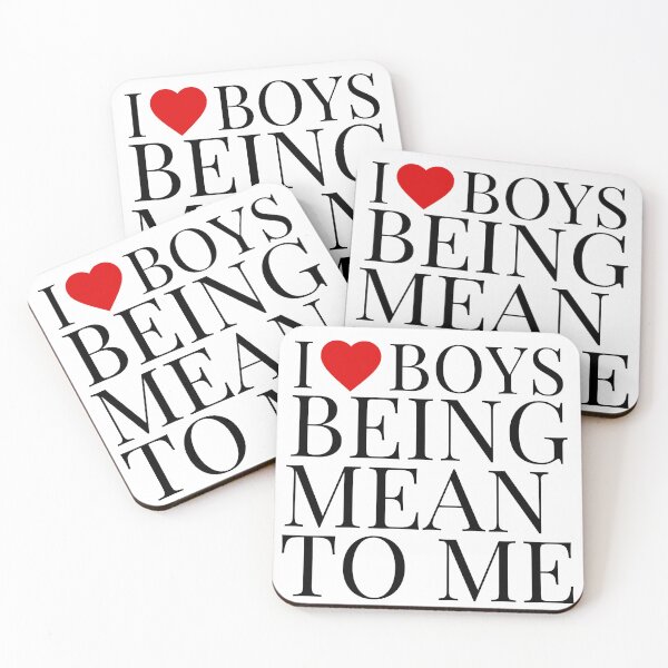 Item preview, i love boys being mean to me designed and sold by wildthangcreate.