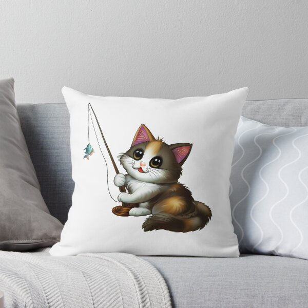 Artikelvorschau, das Katzenfischen entworfen und verkauft von luckymando.