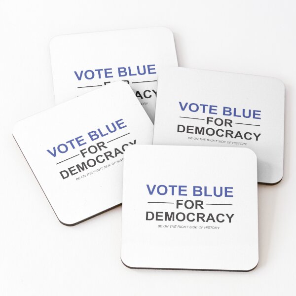 Item preview, Vote blue for democracy designed and sold by Politics-Corner.