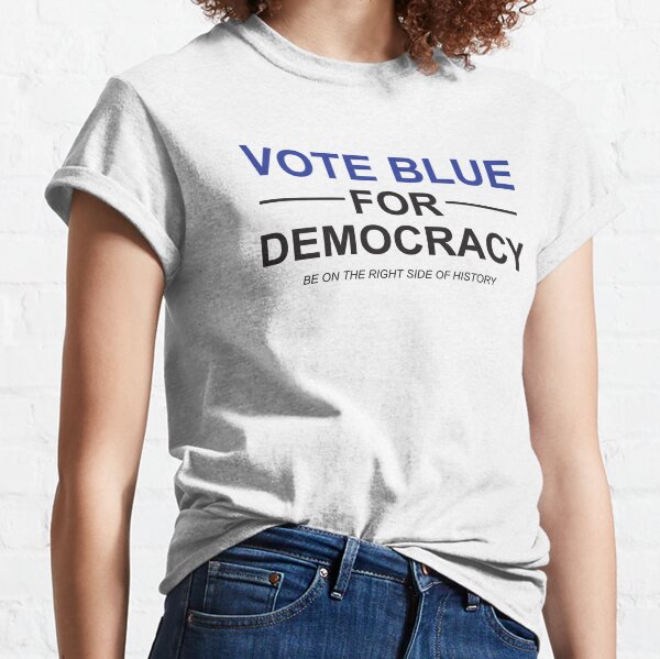Item preview, Vote blue for democracy designed and sold by Politics-Corner.