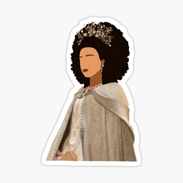 Aperçu de l'œuvre Reine Charlotte Bridgerton créée et vendue par sweetartdoodles.