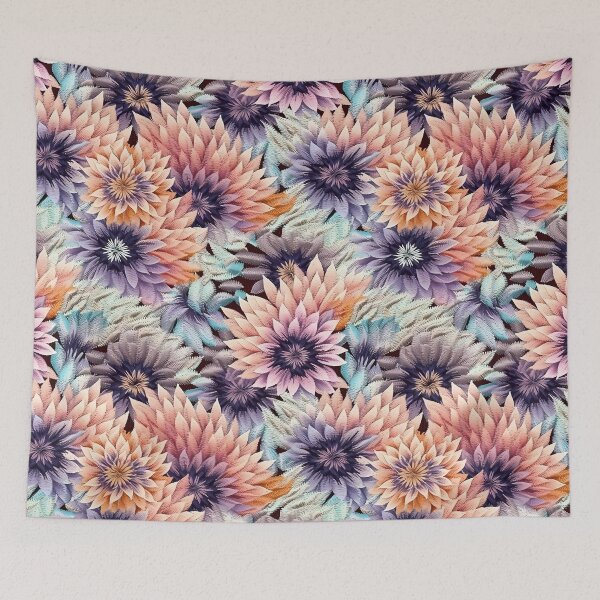 Item preview, Psychedelic Floral Seamless Art designed and sold by GiveMeMood.