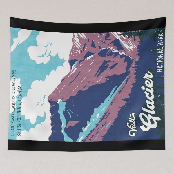Item preview, Parque Nacional Glacier Canadá Póster designed and sold by JordanHolmes.