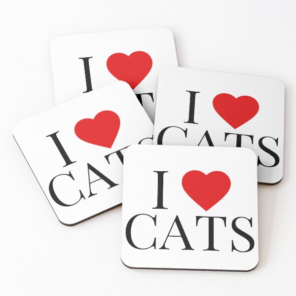 Item preview, i love cats designed and sold by wildthangcreate.