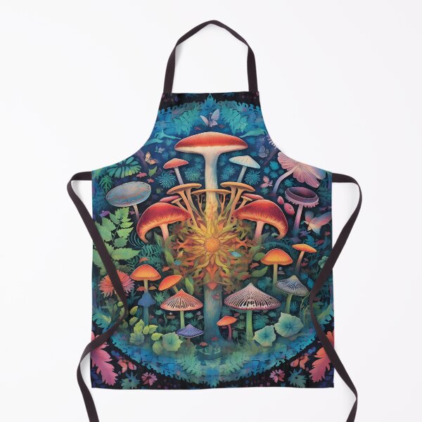 Item preview, Mushroom Mandala Style Flower Pattern designed and sold by Aquvis.