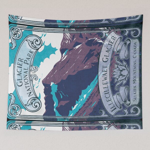 Item preview, Glacier National Park Canada Vintage designed and sold by JordanHolmes.
