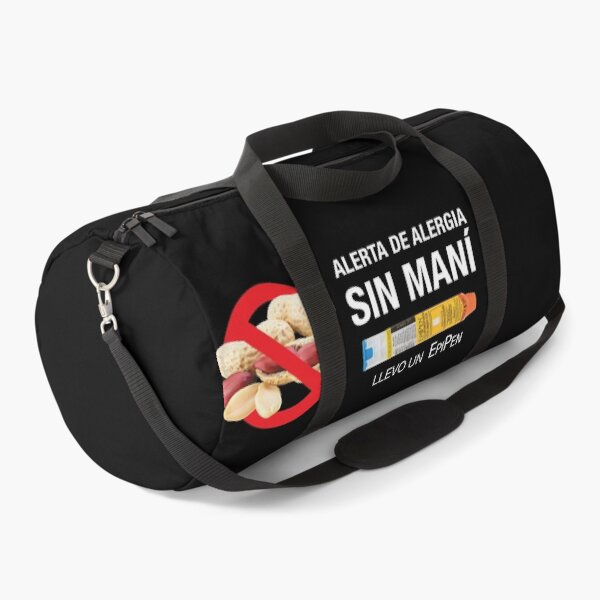 Item preview, SPANISH: "Allergy Alert, No Peanuts, I carry an EpiPen" designed and sold by WhiteShirtGuy.