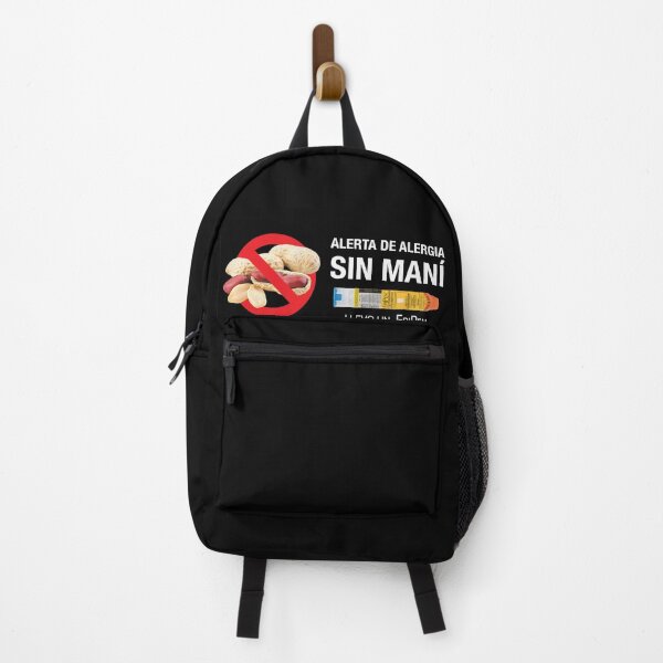 Item preview, SPANISH: "Allergy Alert, No Peanuts, I carry an EpiPen" designed and sold by WhiteShirtGuy.