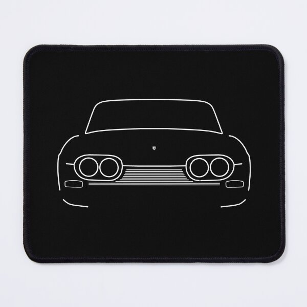 Item preview, Reliant Scimitar SE4 1960s British classic car outline white designed and sold by soitwouldseem.