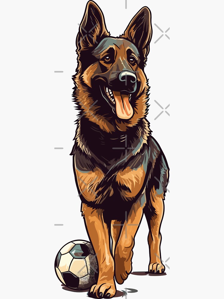 Premium AI Image  Football player cute dog chasing the ball