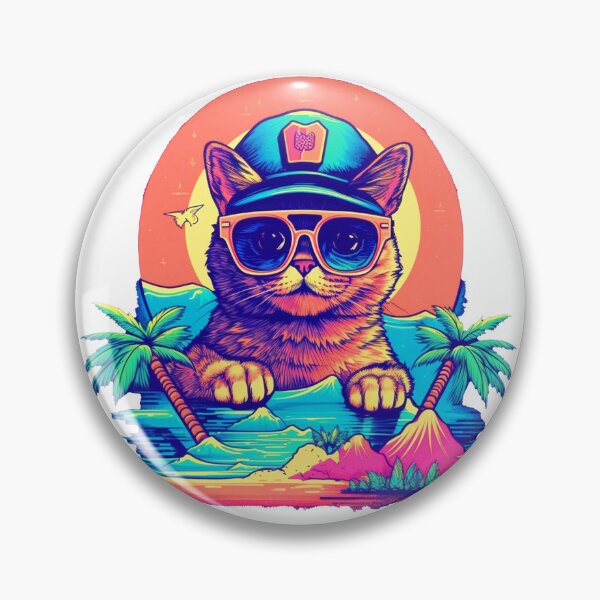 Item preview, Sandsational Cat-titude: Beachside Bliss designed and sold by Hados Damilola.