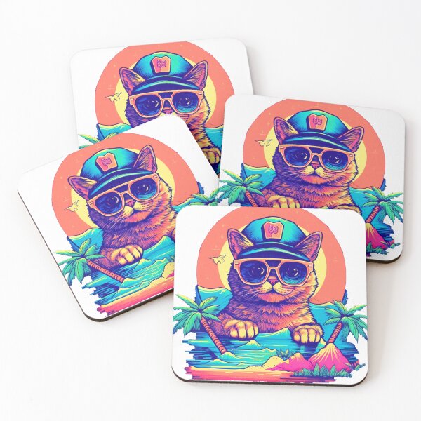 Item preview, Sandsational Cat-titude: Beachside Bliss designed and sold by Hados Damilola.