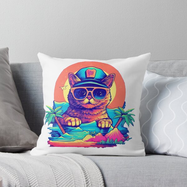 Item preview, Sandsational Cat-titude: Beachside Bliss designed and sold by Hados Damilola.