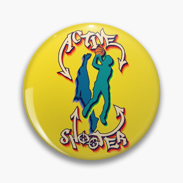 Item preview, Active Shooter (basketball) designed and sold by Peregrinus Creative.