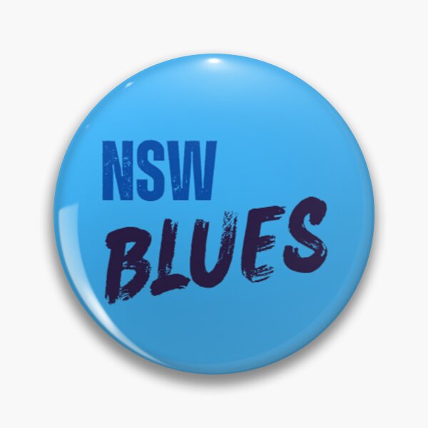 Aperçu de l'œuvre NSW Blues Rugby League créée et vendue par Figgy Print.