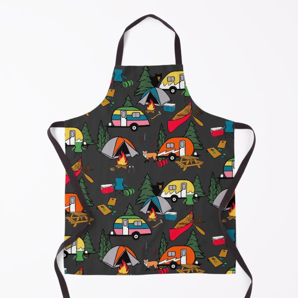 Item preview, Camp Life on Grey  designed and sold by Quick Brown Fox Canada.