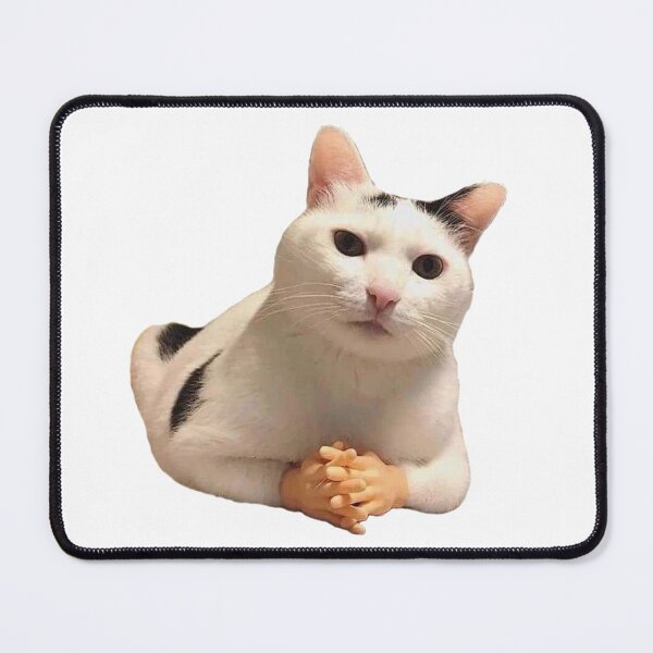 Item preview, Pawsitively Human: Cat Sticker with Human Hands designed and sold by BeniSof.